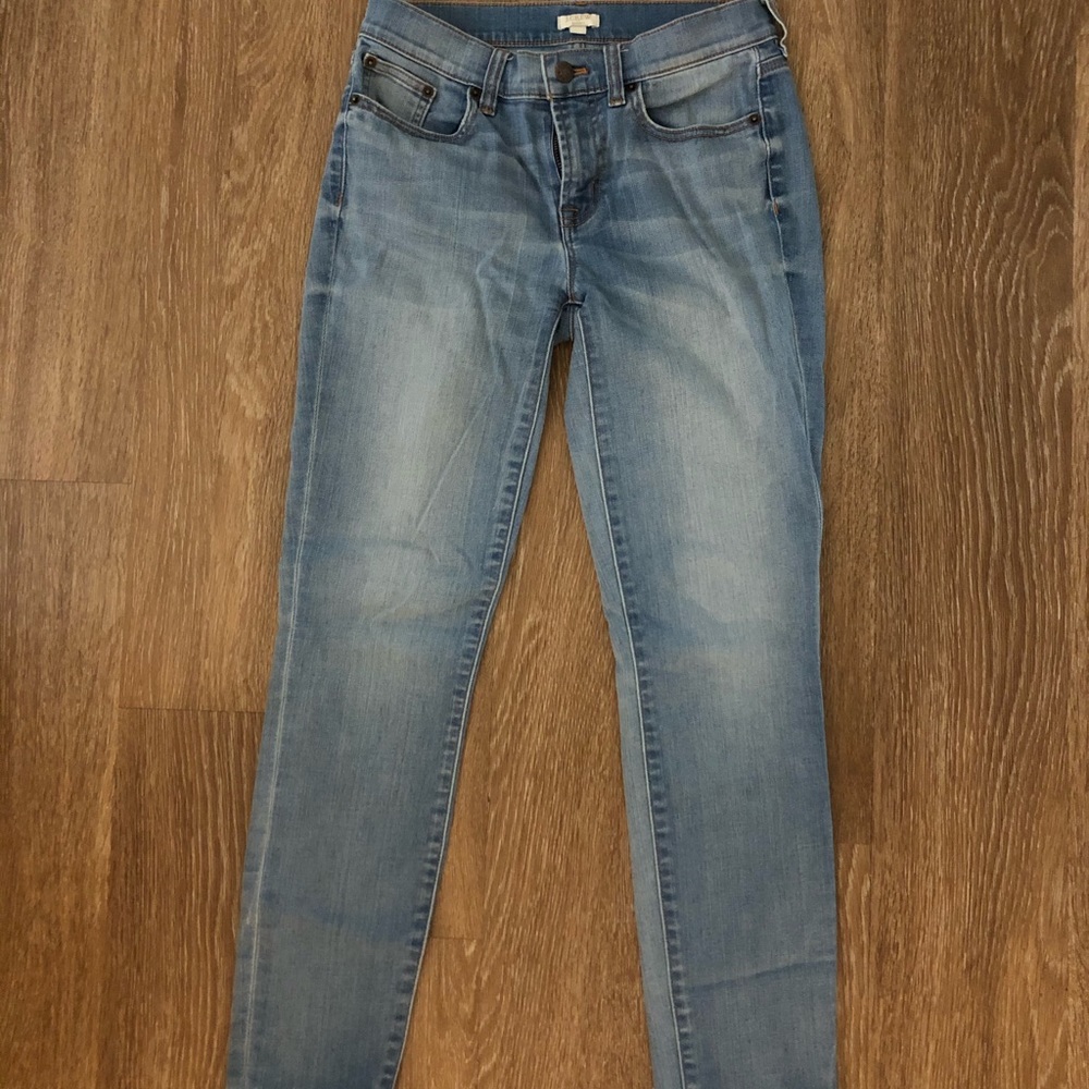 J. Crew Light Wash Skinny Jeans